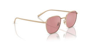 Oliver Peoples Rynn con montura Oro y lentes Violeta - El 3
