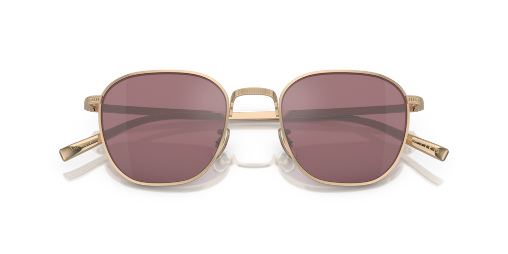 Oliver Peoples Rynn with Gold frame and Violet lenses - image 6