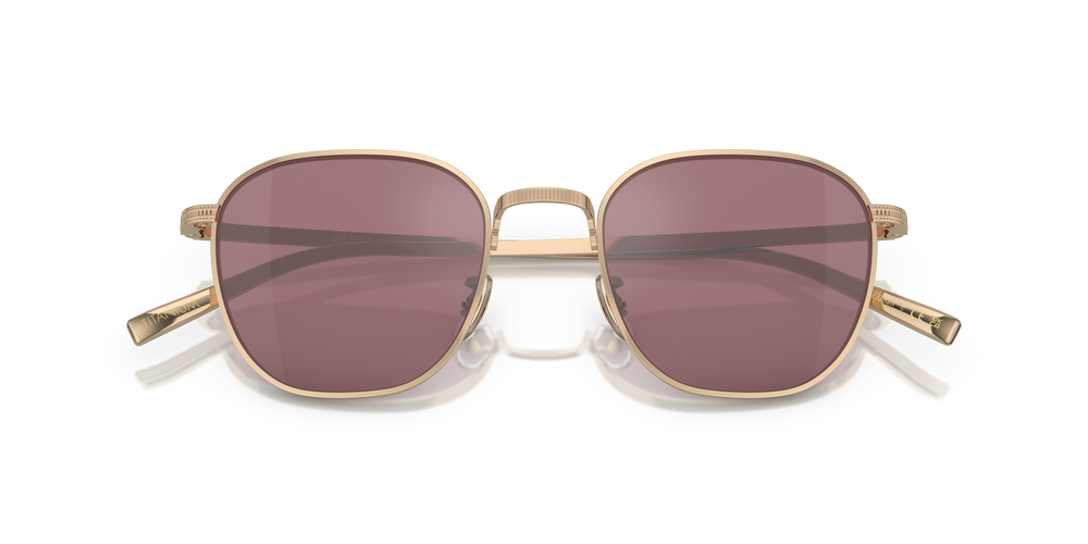 Oliver Peoples Rynn con montura Oro y lentes Violeta - El 6