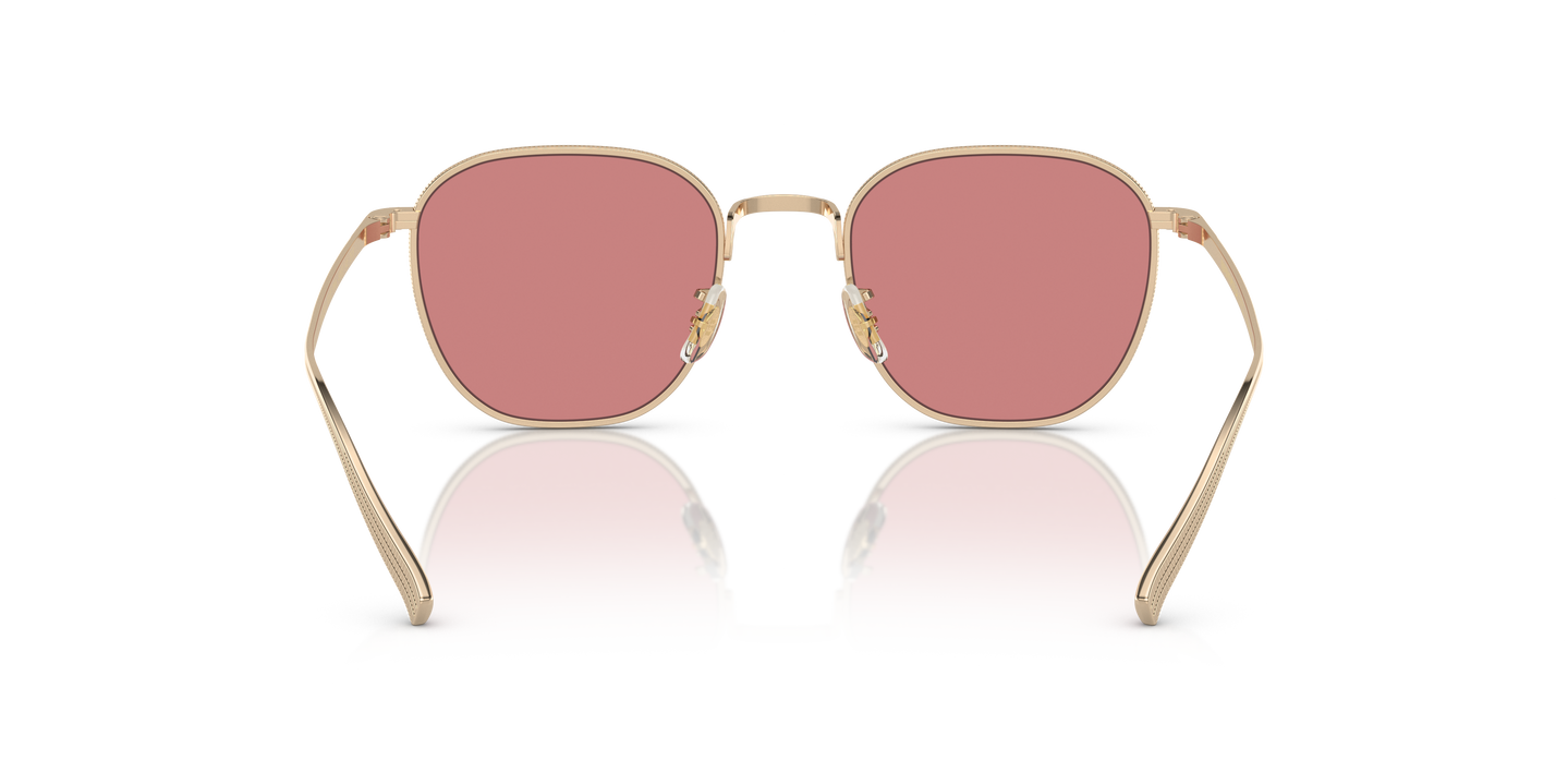 Oliver Peoples Rynn with Gold frame and Magenta Photochromic
