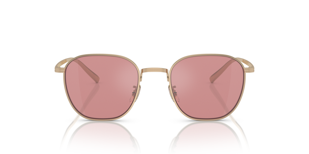 Oliver Peoples Rynn con montura Oro y lentes Violeta - El 2