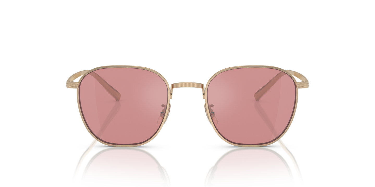 Oliver Peoples Rynn with Gold frame and Violet lenses - Image Material