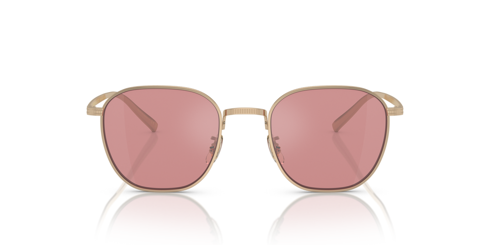 Oliver Peoples Rynn with Gold frame and Violet lenses - image 2