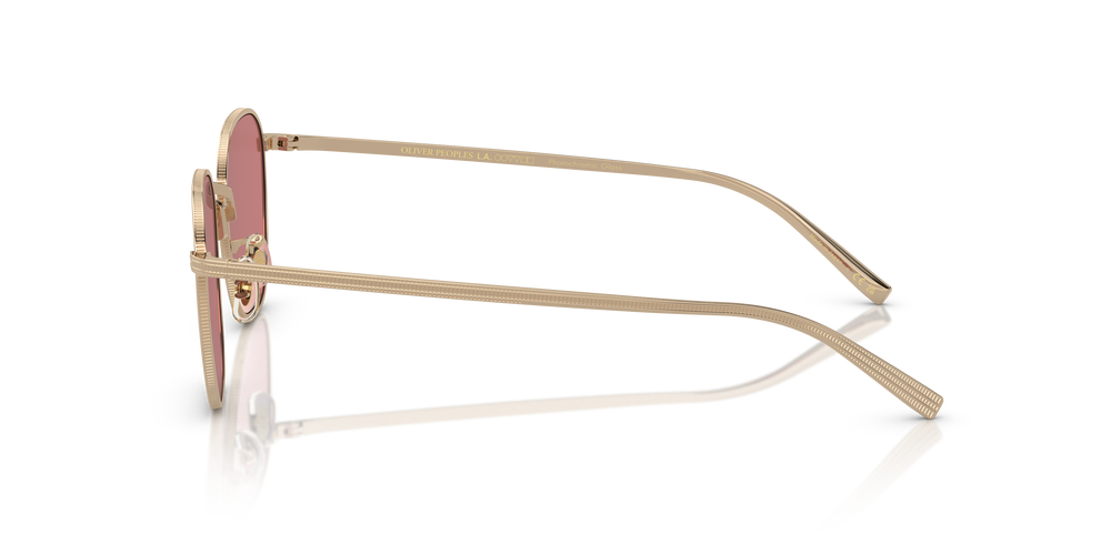 Oliver Peoples Rynn con montura Oro y lentes Violeta - El 4