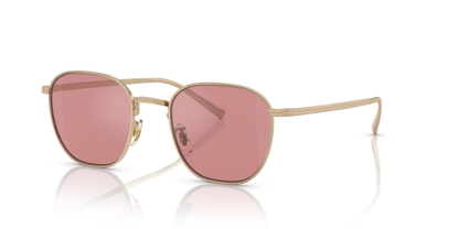 Oliver Peoples Rynn with Gold frame and Magenta Photochromic