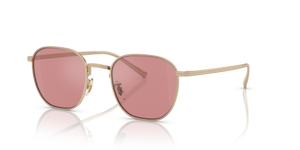 Oliver Peoples Rynn with Gold frame and Violet lenses - image 1