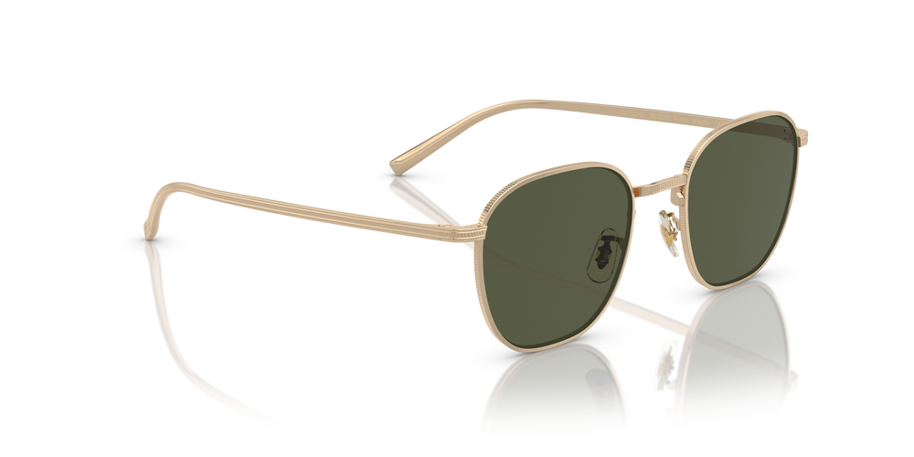 Oliver Peoples Rynn、ゴールドフレーム、グリーンレンズ - 画像 3