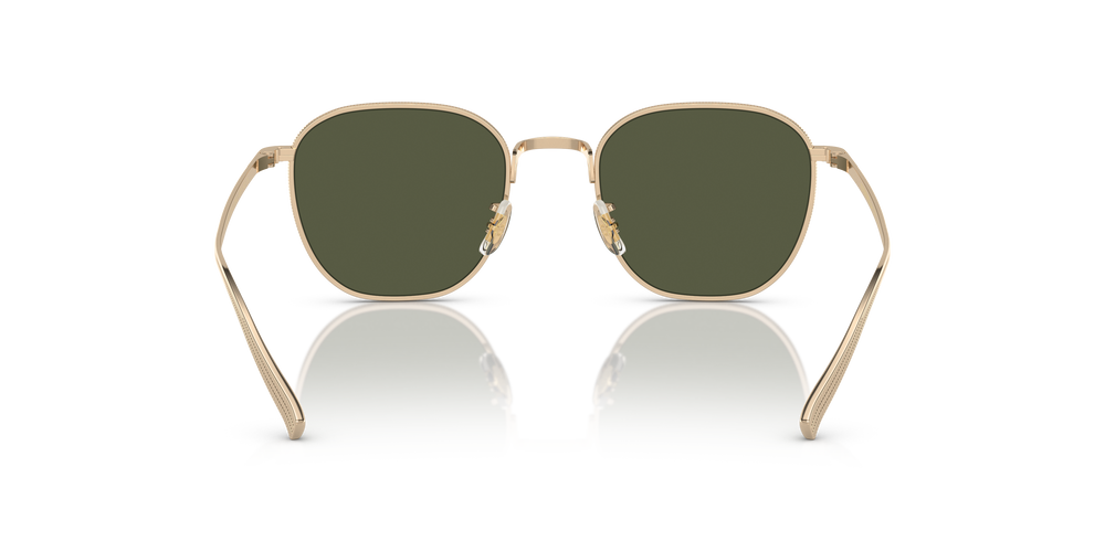 Oliver Peoples Rynn avec une monture Or et des verres Vert - L'image 5