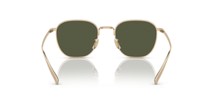 Oliver Peoples Rynn avec une monture Or et des verres Vert - L'image 5