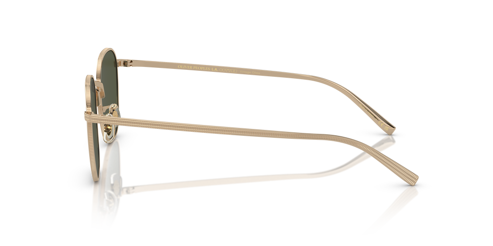 Oliver Peoples Rynn avec une monture Or et des verres Vert - L'image 4