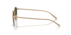 Oliver Peoples Rynn avec une monture Or et des verres Vert - L'image 4