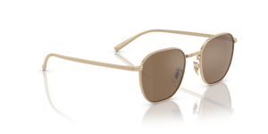Oliver Peoples Rynn avec une monture Or et des verres Brun - image 3