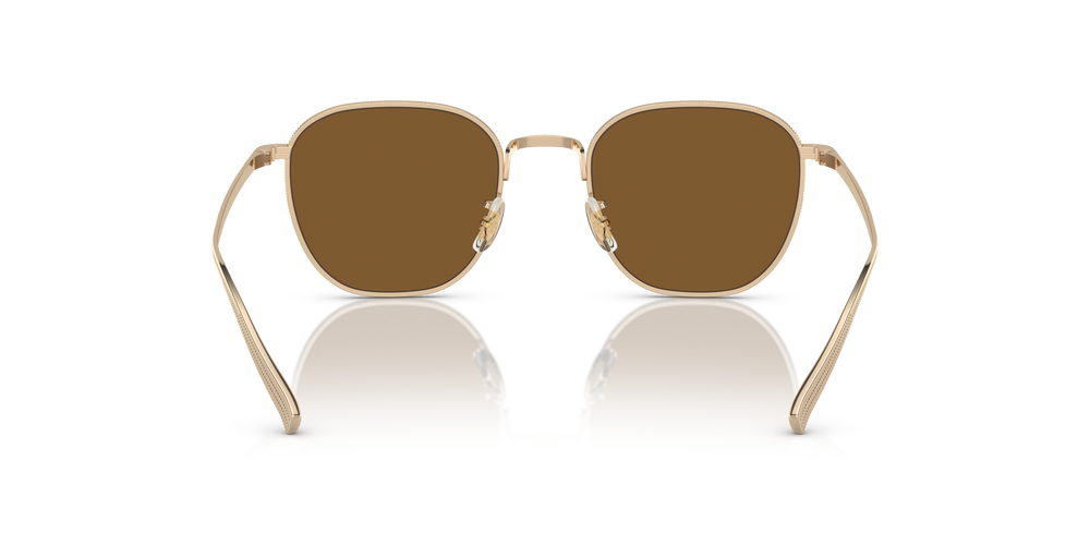 Sie Oliver Peoples Rynn mit Gold Gestell und Braun Gläsern - Das Bild 5