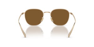 Sie Oliver Peoples Rynn mit Gold Gestell und Braun Gläsern - Das Bild 5