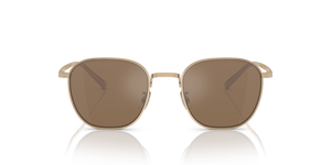 Sie Oliver Peoples Rynn mit Gold Gestell und Braun Gläsern - Das Bild 2