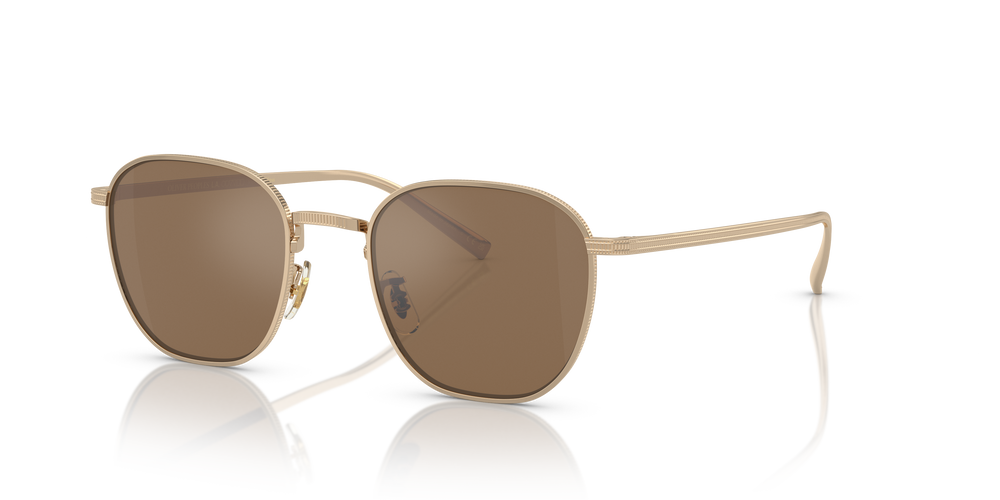 Oliver Peoples Rynn with Gold frame and Brown lenses - Image 2