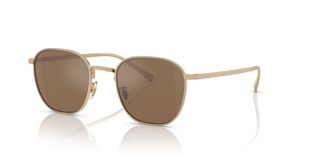 Oliver Peoples Rynn with Gold frame and Brown lenses - image 3