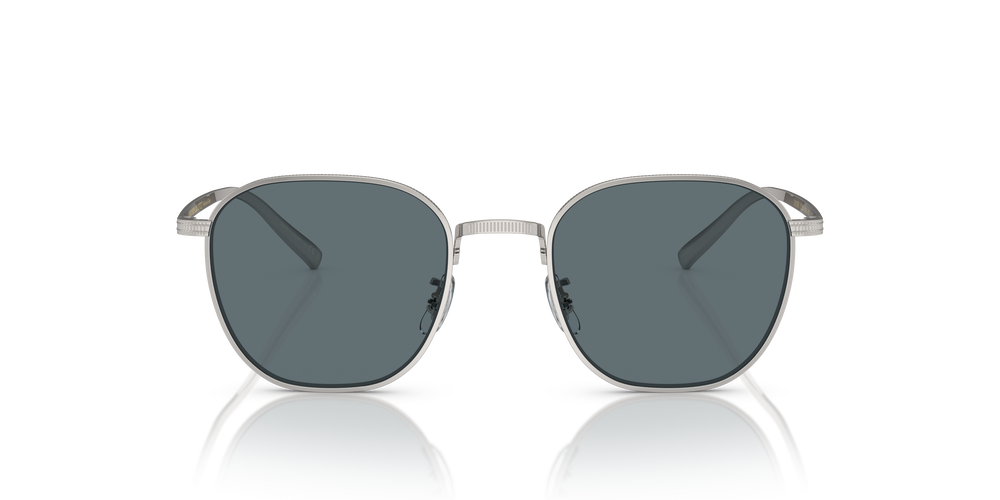 Oliver Peoples Rynn with Silver frame and Blue lenses - Image 2
