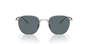 Oliver Peoples Rynn with Silver frame and Blue lenses - Image 2