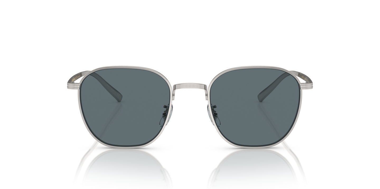 Oliver Peoples Rynn with Silver frame and Blue lenses - Image Material