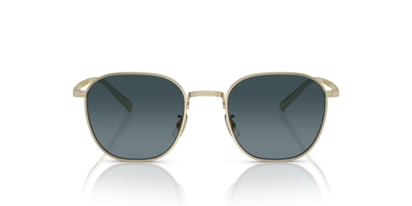 Sie Oliver Peoples Rynn mit 18k Gold Plated Gestell und Blau Gläsern - Bild Material