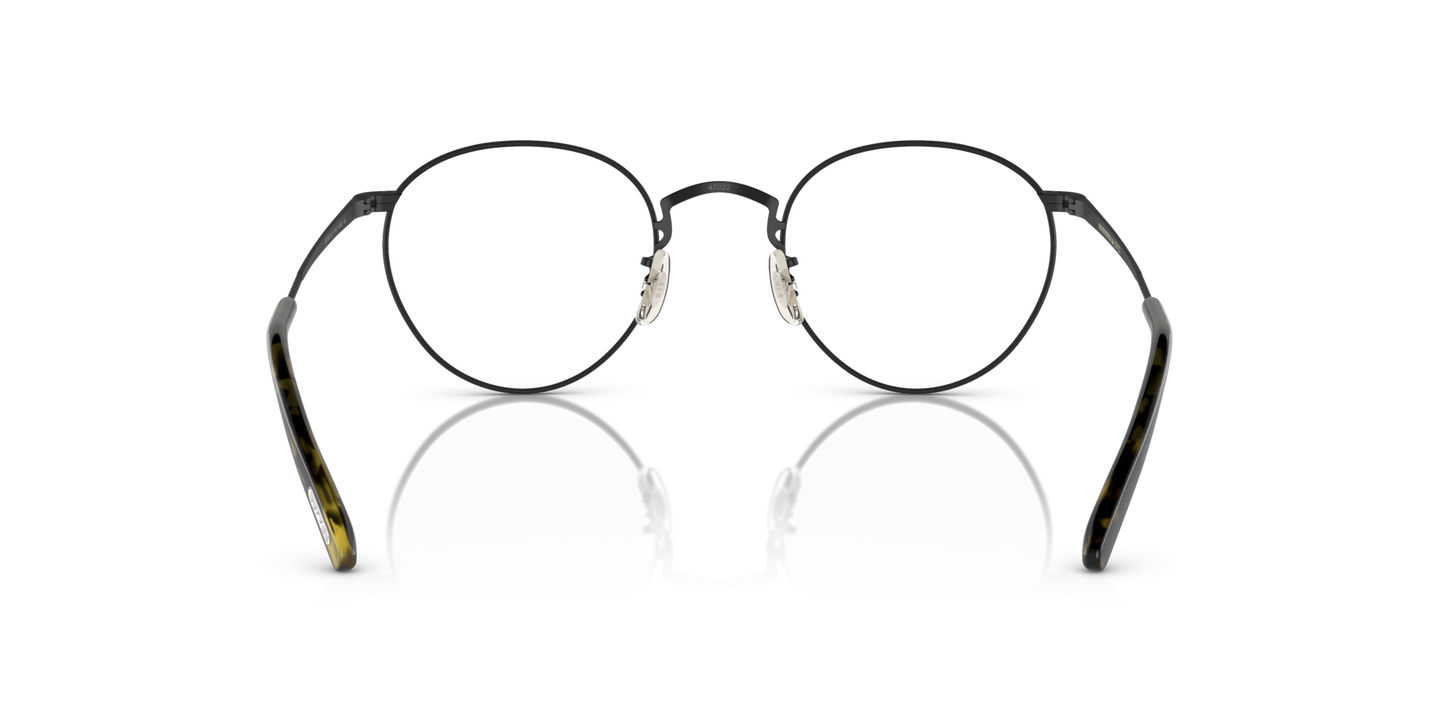 Oliver Peoples OP-47 with Matte Black frame - Image Nosepads