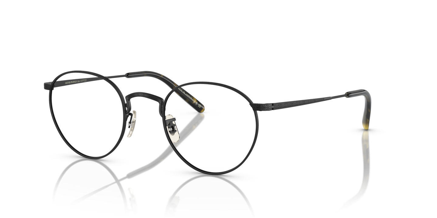 Oliver Peoples OP-47 with Matte Black frame - Image Eyewire Filigree