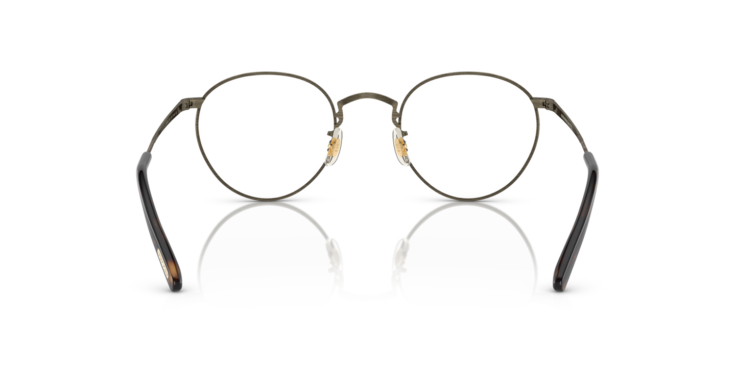Oliver Peoples OP-47 avec monture Or patiné - Image Plaquettes de nez