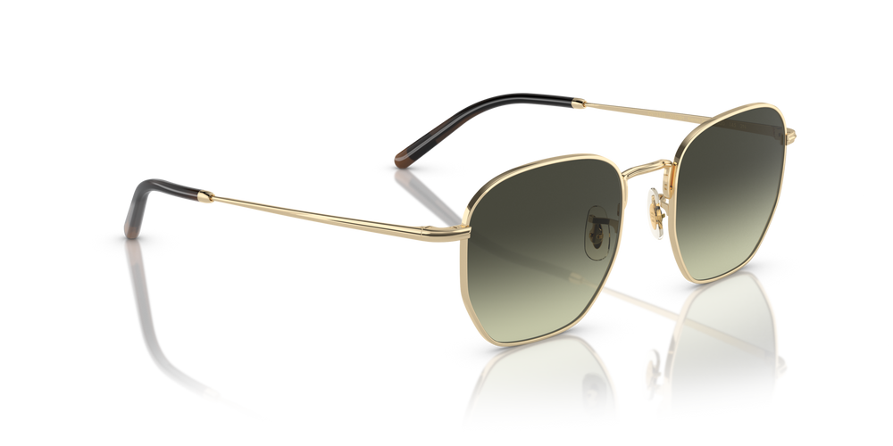 Oliver Peoples Kierney Sun avec une monture Or et des verres Vert - image 3