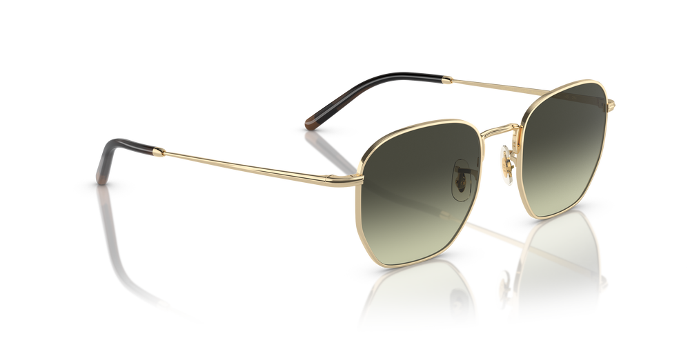 Sie Oliver Peoples Kierney Sun mit Gold Gestell und Grün Gläsern - Das Bild 3