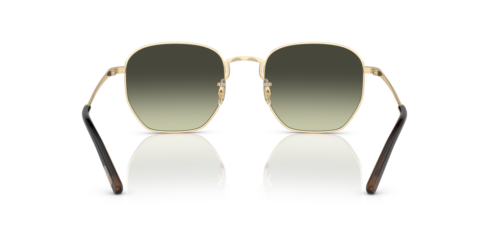 Sie Oliver Peoples Kierney Sun mit Gold Gestell und Grün Gläsern - Das Bild 5