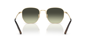 Sie Oliver Peoples Kierney Sun mit Gold Gestell und Grün Gläsern - Das Bild 5