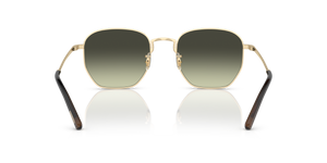 Oliver Peoples Kierney Sun avec une monture Or et des verres Vert - image 5