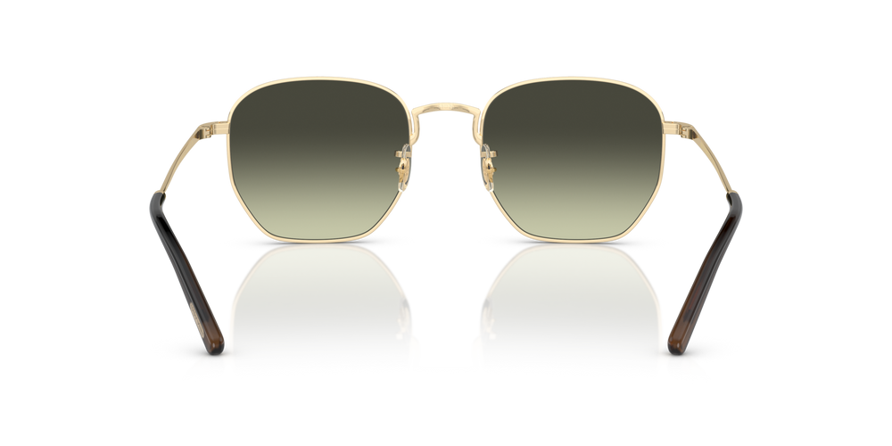Oliver Peoples Kierney Sun avec une monture Or et des verres Vert - image 5