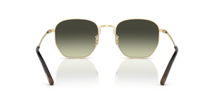 Oliver Peoples Kierney Sun avec une monture Or et des verres Vert - image 5