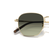 Oliver Peoples Kierney Sun with Gold frame and Green lenses - Variant