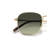 Sie Oliver Peoples Kierney Sun mit Gold Gestell und Grün Gläsern - Variant