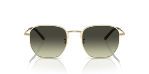 Oliver Peoples Kierney Sun with Gold frame and Green lenses - image 2