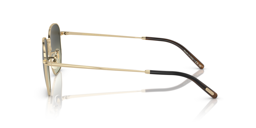 Sie Oliver Peoples Kierney Sun mit Gold Gestell und Grün Gläsern - Das Bild 4