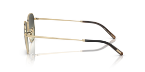 Sie Oliver Peoples Kierney Sun mit Gold Gestell und Grün Gläsern - Das Bild 4