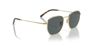 Oliver Peoples Kierney Sun avec une monture Or et des verres Gris - image 3