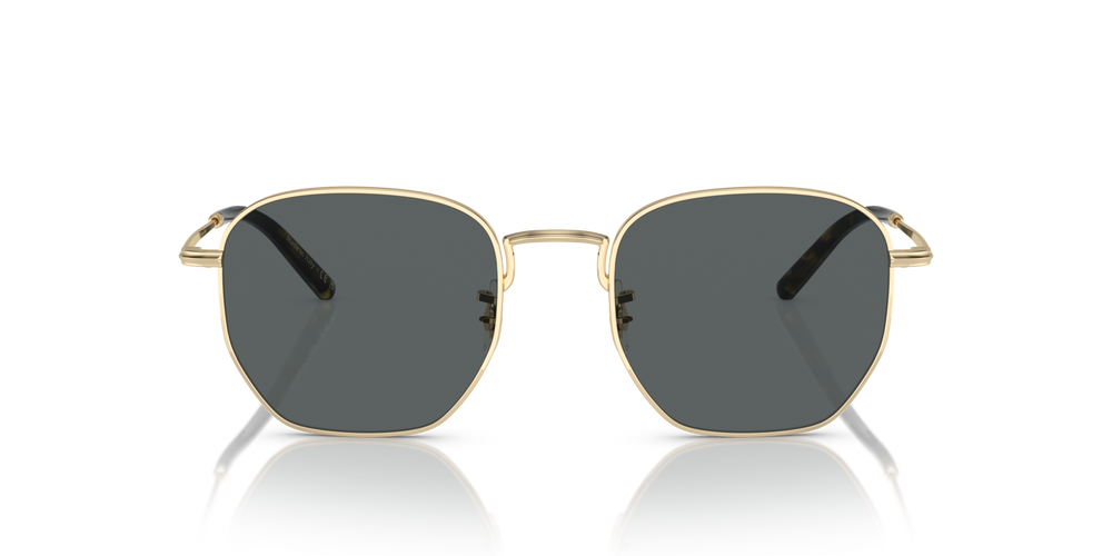 Oliver Peoples Kierney Sun avec une monture Or et des verres Gris - image 2