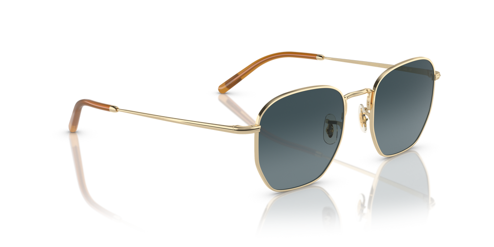 Oliver Peoples Kierney Sun with Gold frame and Blue lenses - image 3