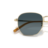 Sie Oliver Peoples Kierney Sun mit Gold Gestell und Blau Gläsern - Variant