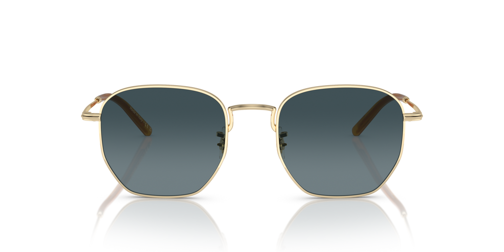 Sie Oliver Peoples Kierney Sun mit Gold Gestell und Blau Gläsern - bild 2