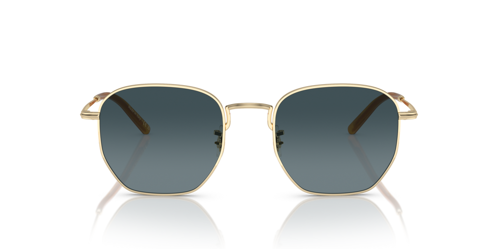 Oliver Peoples Kierney Sun with Gold frame and Blue lenses - image 2