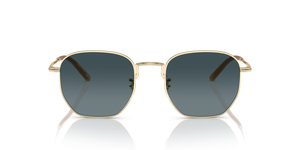 Oliver Peoples Kierney Sun with Gold frame and Blue lenses - image 2