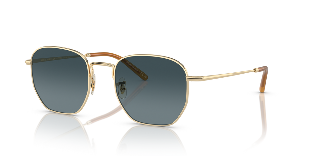 Oliver Peoples Kierney Sun with Gold frame and Blue lenses - image 1