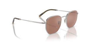 Oliver Peoples Kierney Sun con montatura Argento e lenti  Arancione - immagine 3