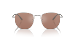 Oliver Peoples Kierney Sun avec une monture Argent et des verres Orange - image 2